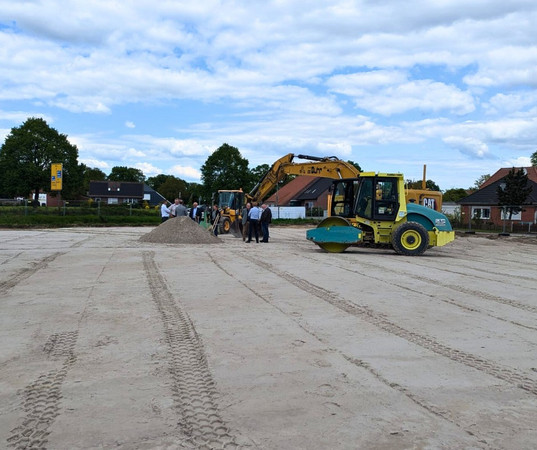Bild der Baustelle