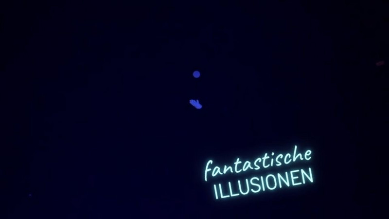 Bild vom Schwarzlichttheater
