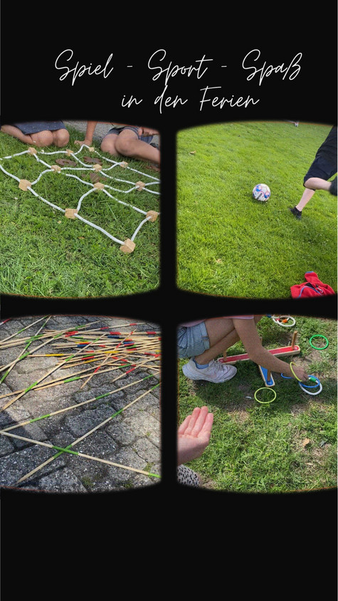 Spiel, Sport und Spaß in den Ferien