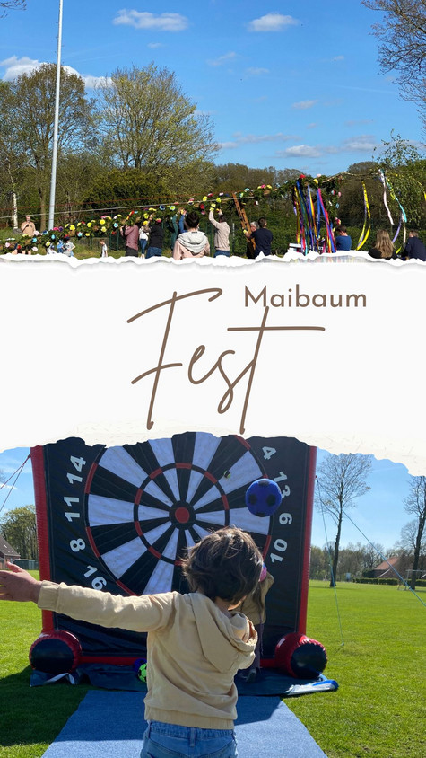 Maibaumfest mit dem SV Nortmoor und dem Förderverein der Kita und Grundschule
