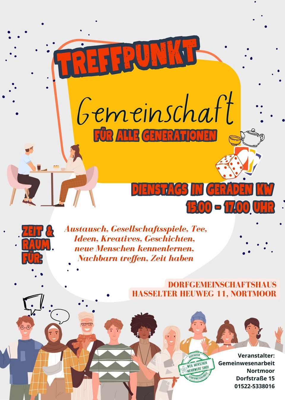 Banner "Treffpunkt Gemeinschaft"