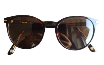 Foto braune Sonnenbrille rund