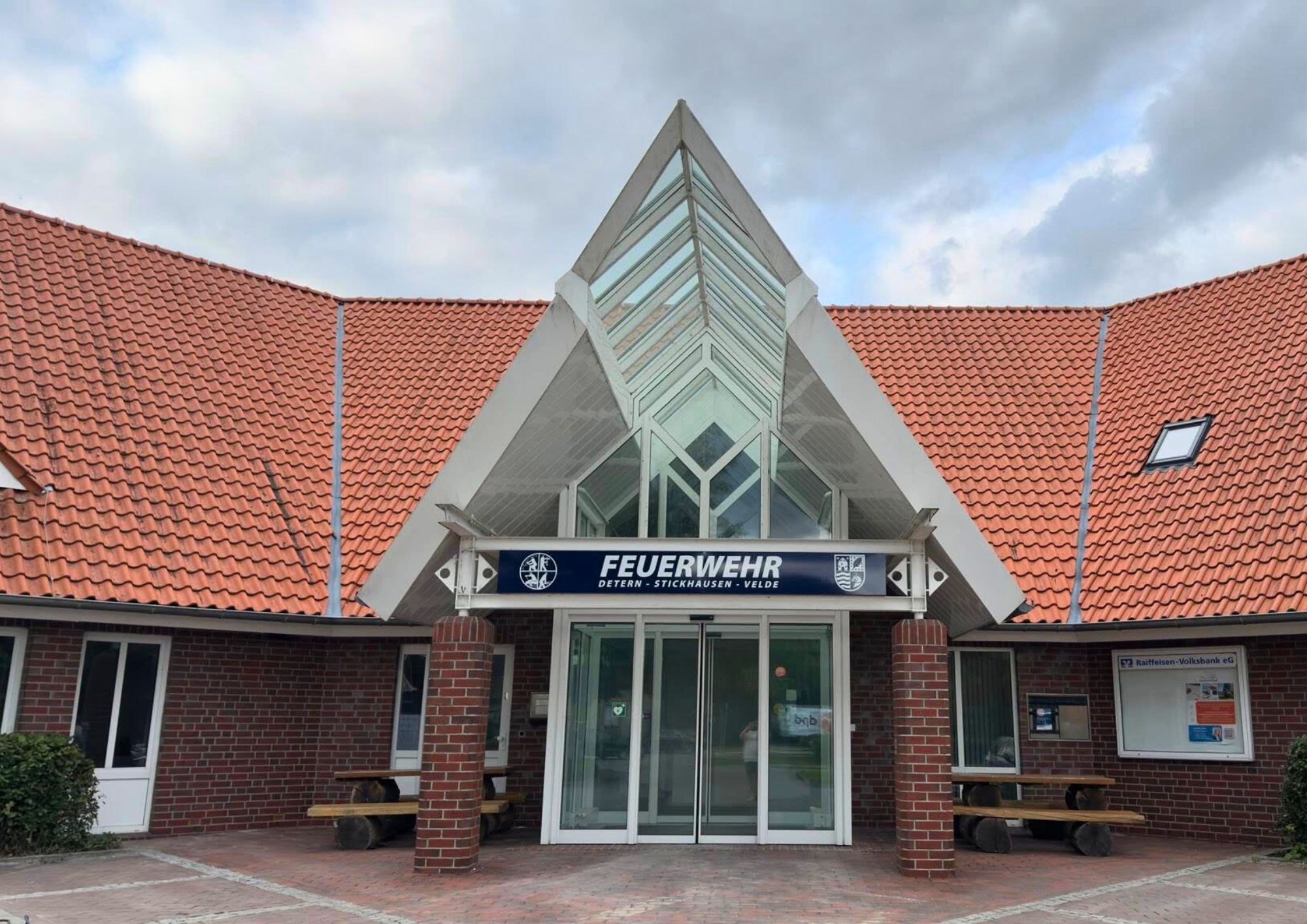 Außenansicht neues Feuerwehrhaus der Feuerwehr Detern-Stickhausen-Velde