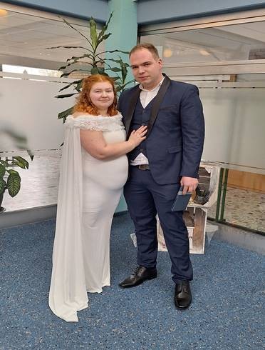 Thimotheus & Lena Degenhard im Rathaus in Filsum